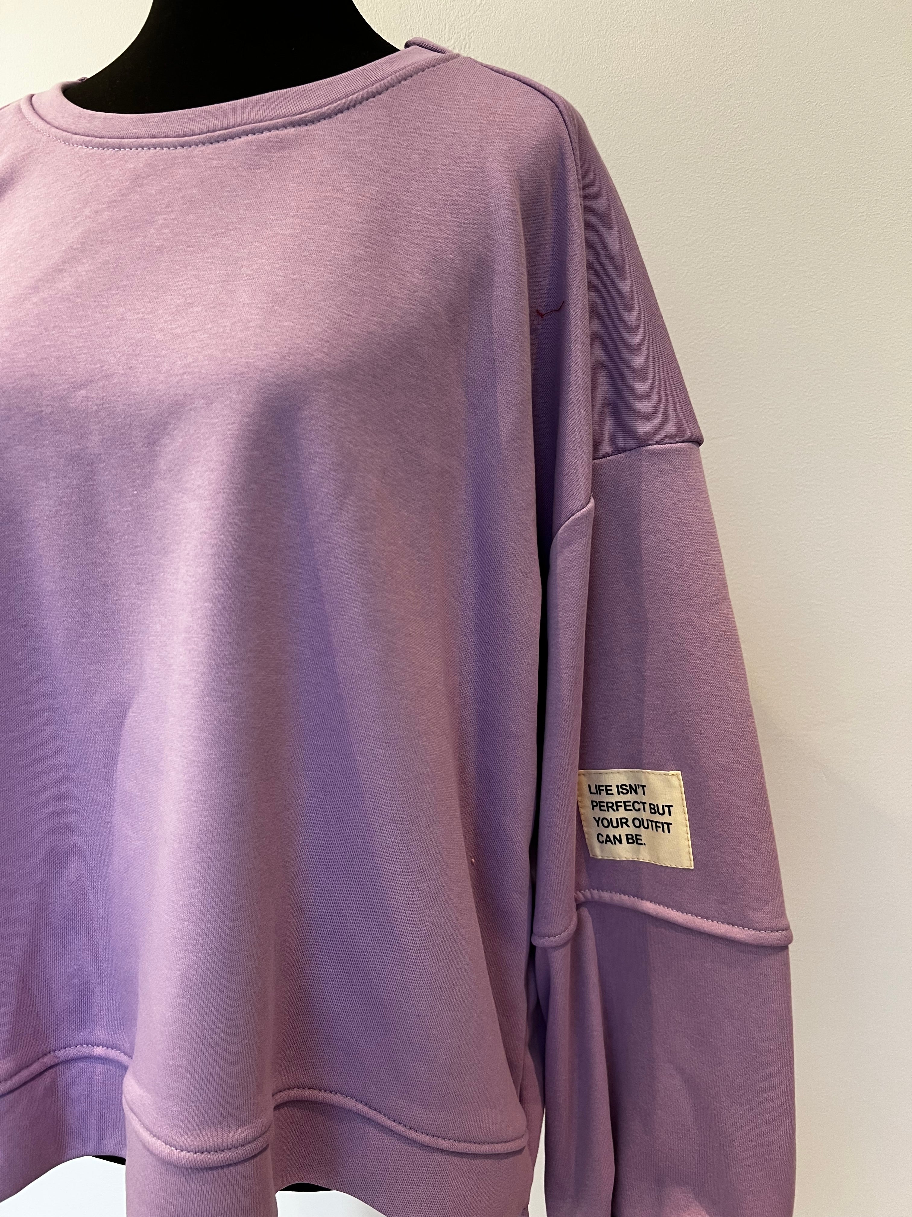 Sweatshirt „Life isn‘t perfect…“