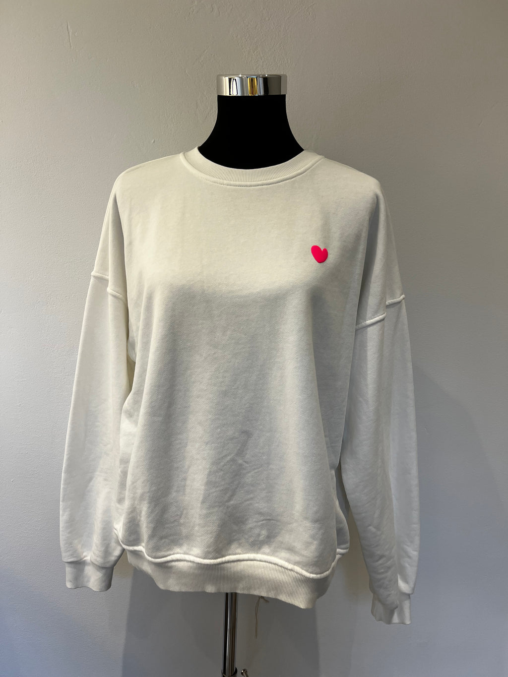Sweatshirt Herz minimal