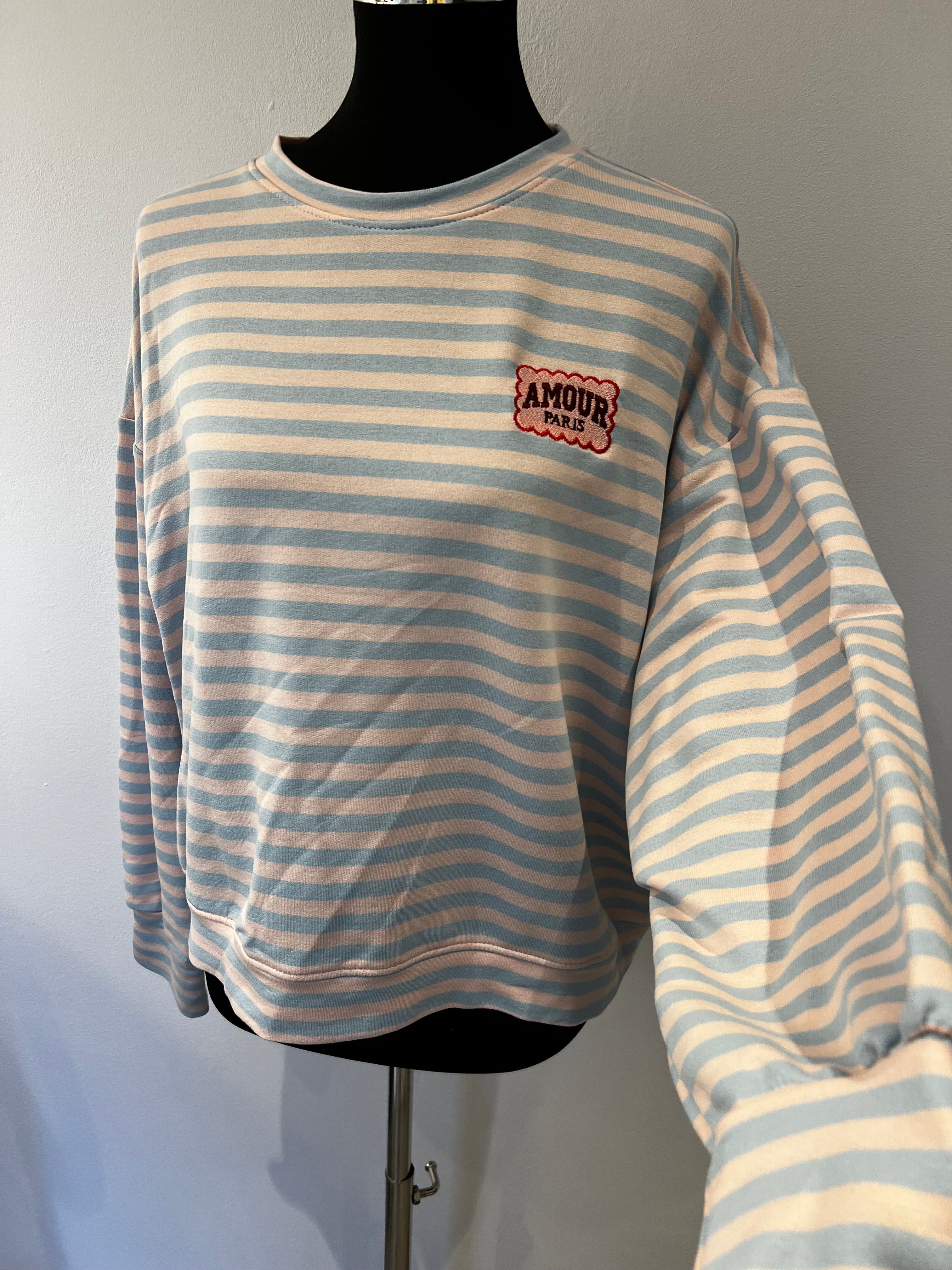 Langarmshirt „Amour Paris“