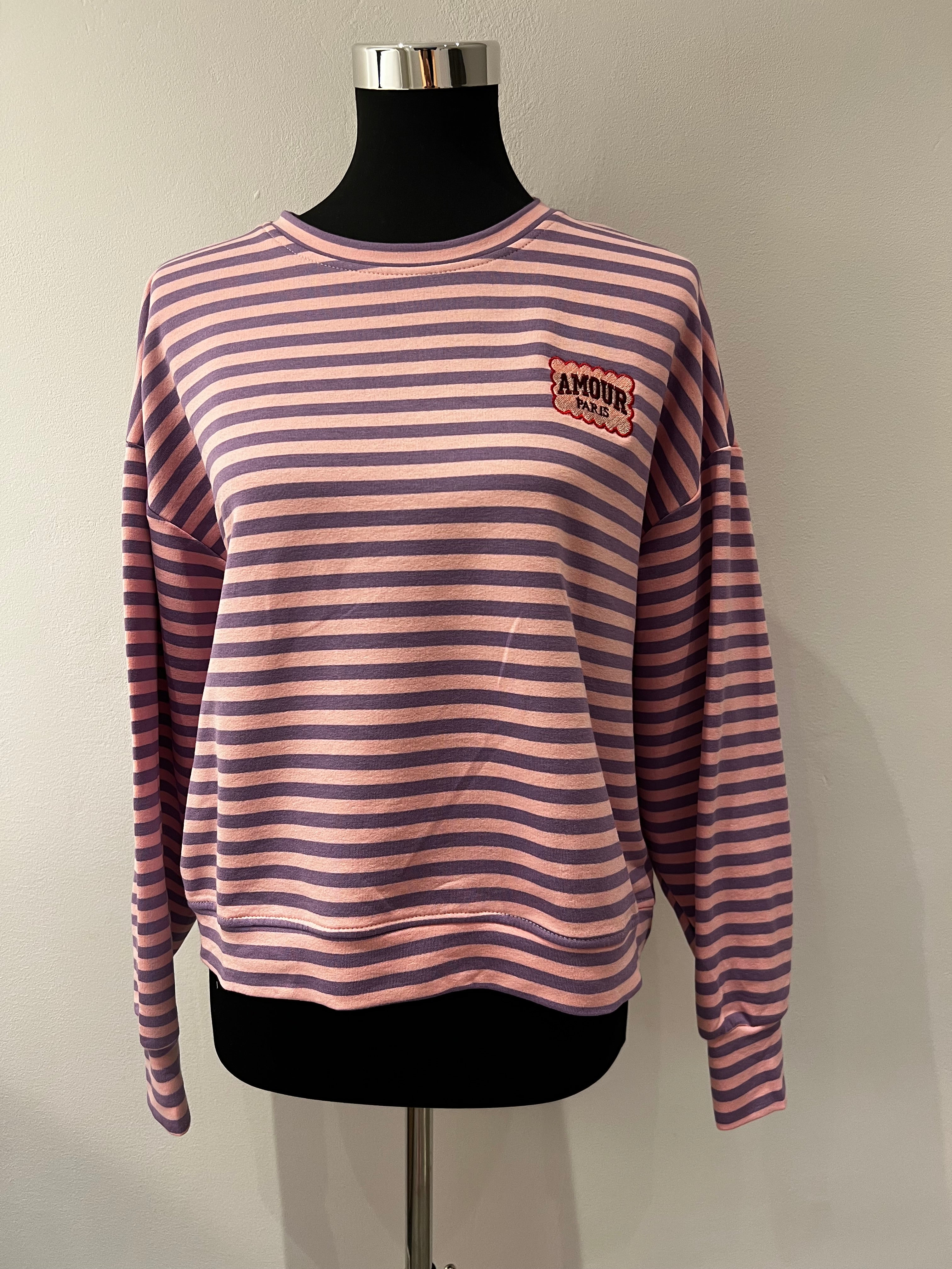 Langarmshirt „Amour Paris“