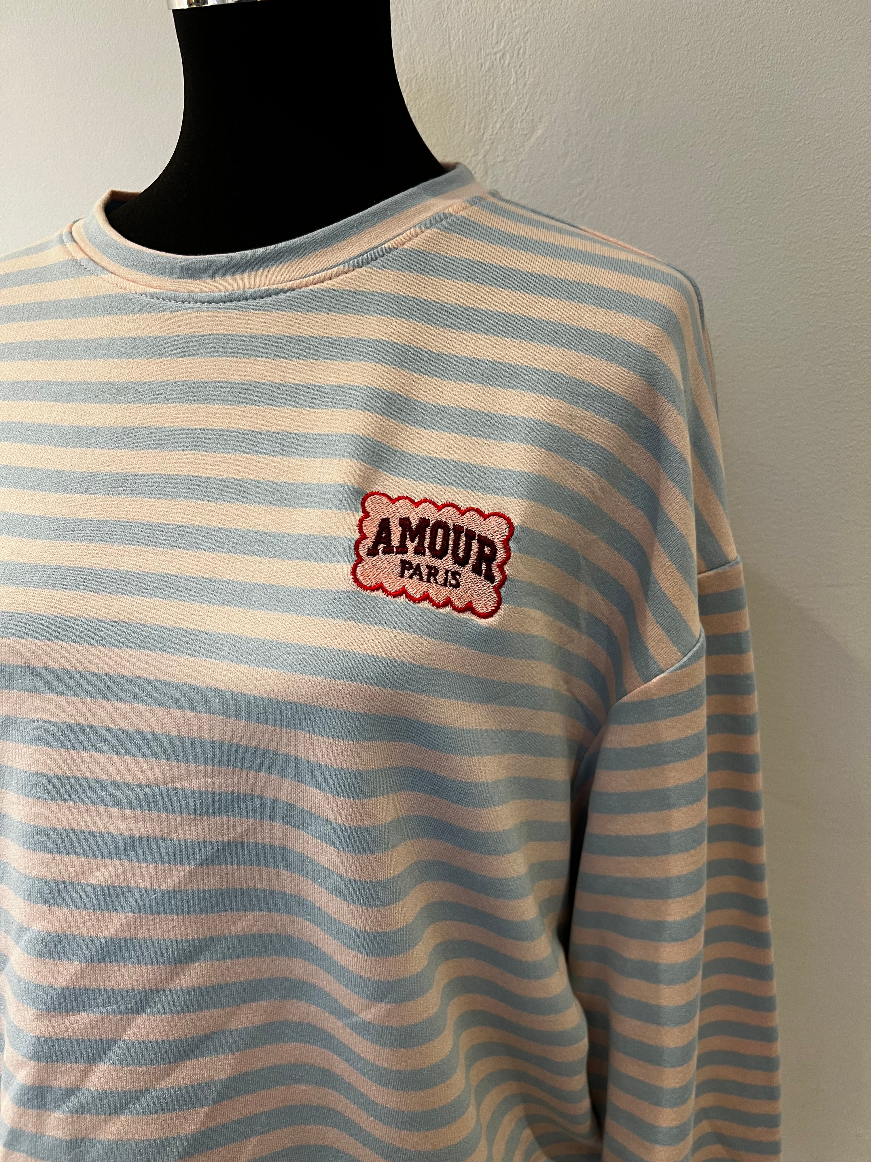 Langarmshirt „Amour Paris“