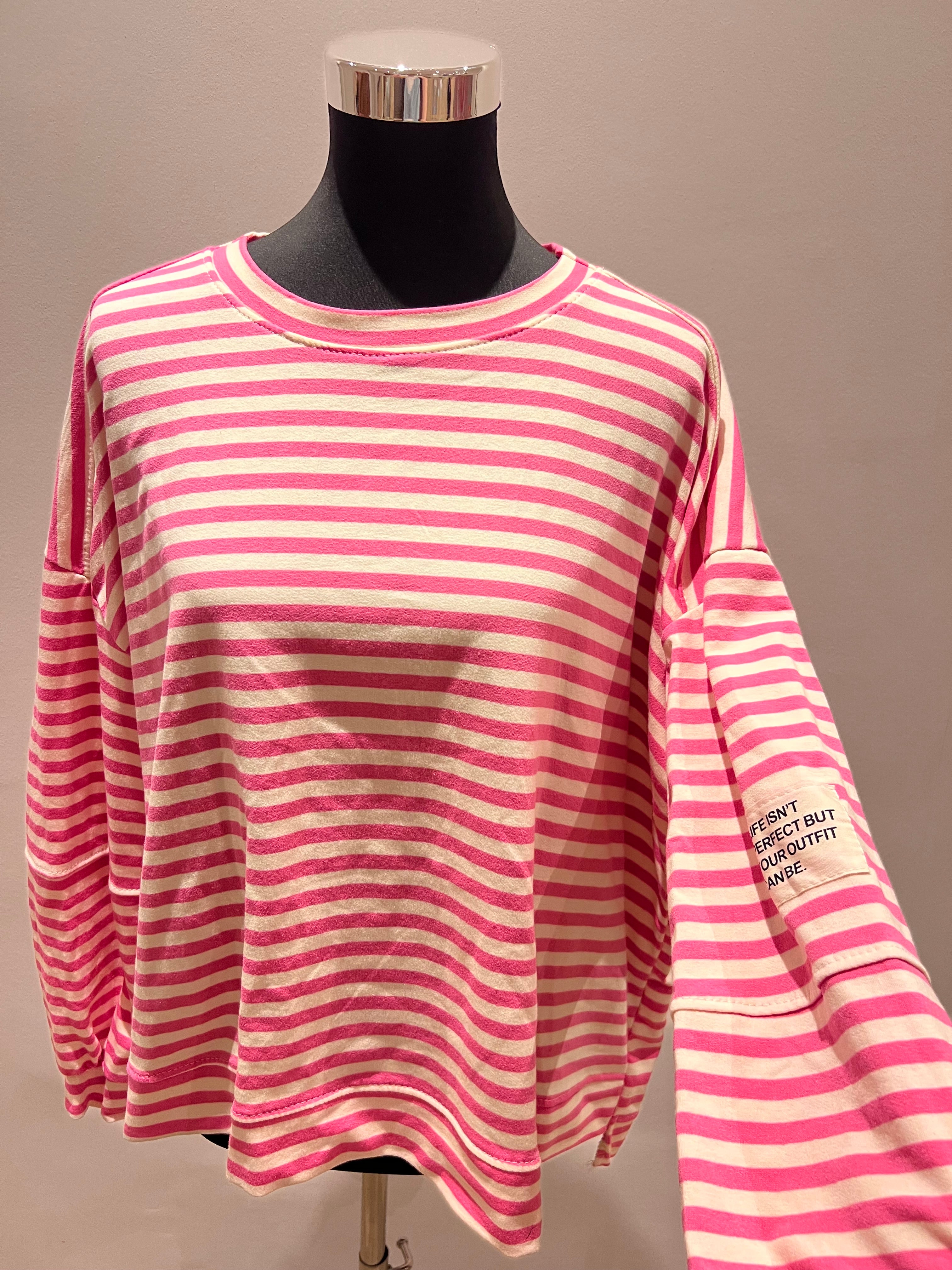 Langarmshirt „Life isn‘t Perfect…“