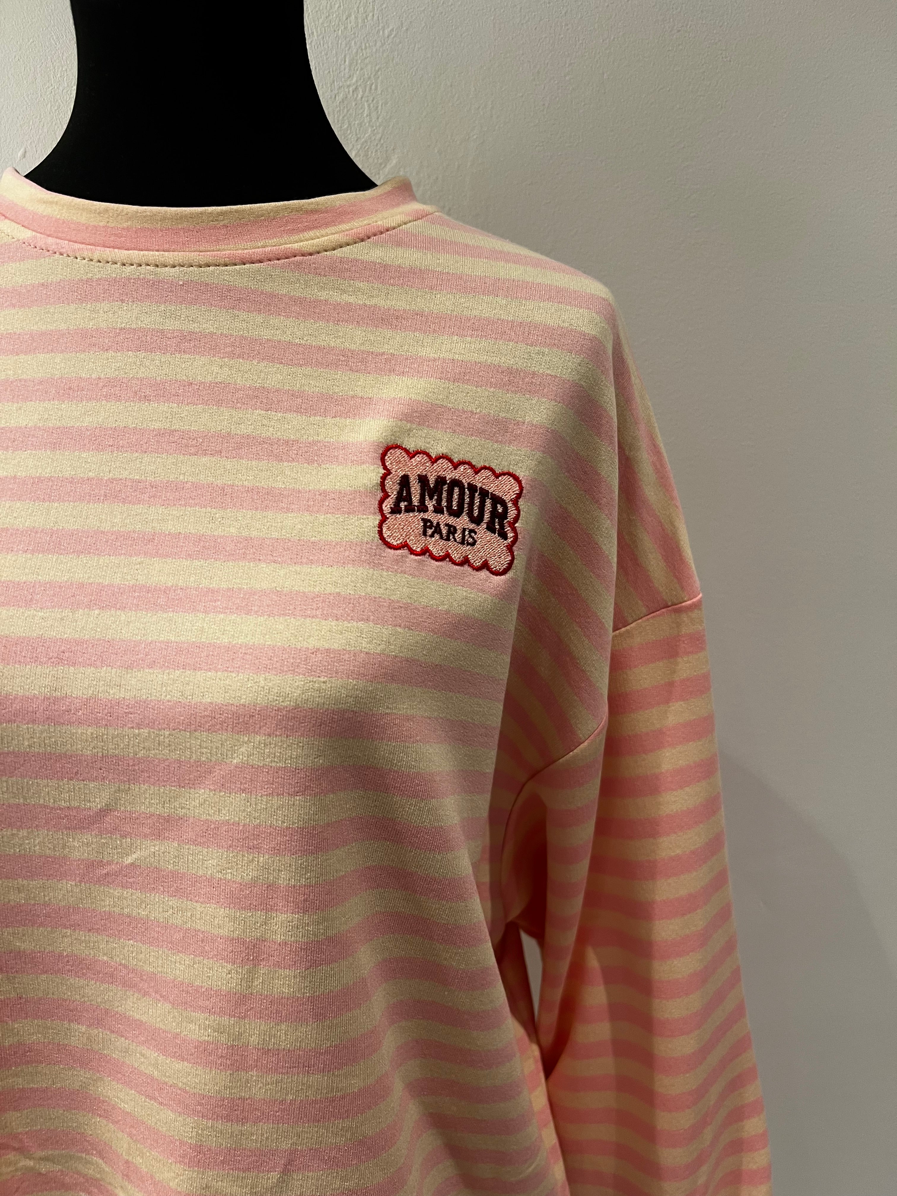 Langarmshirt „Amour Paris“
