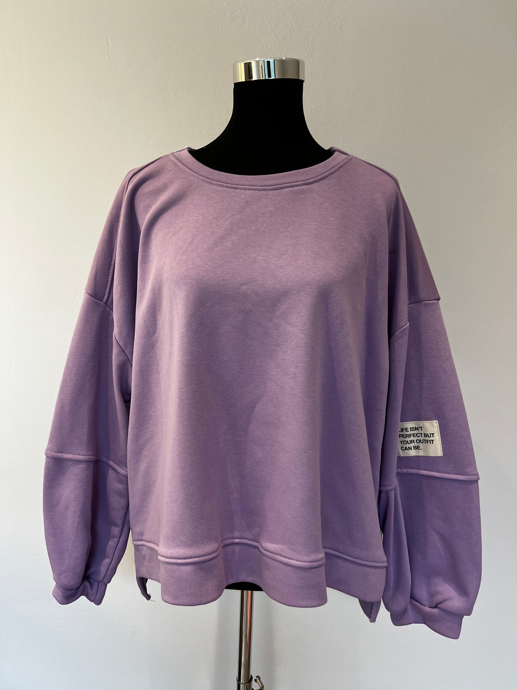 Sweatshirt „Life isn‘t perfect…“