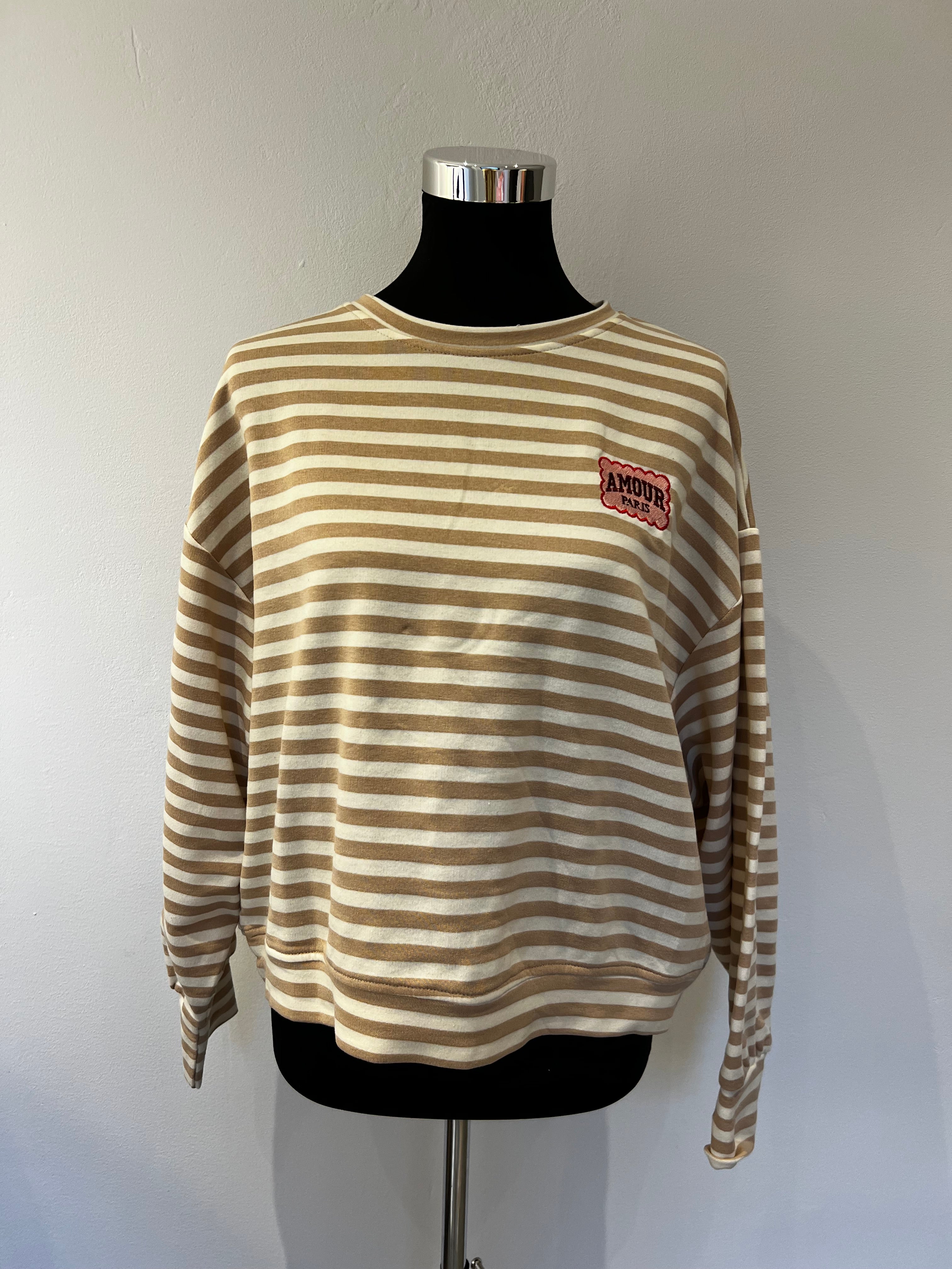 Langarmshirt „Amour Paris“