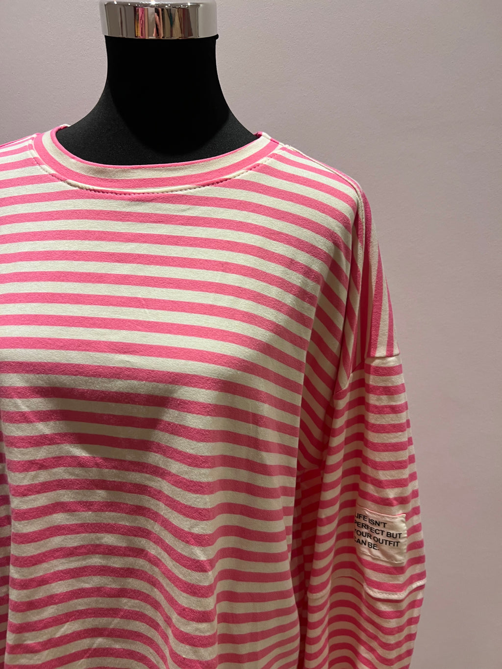 Langarmshirt „Life isn‘t Perfect…“