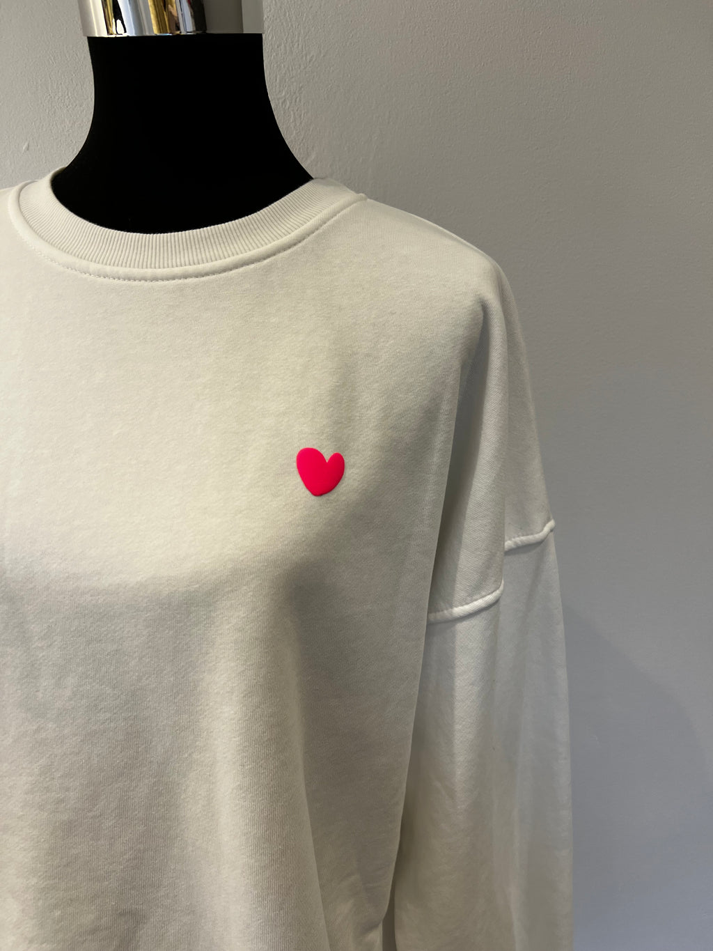Sweatshirt Herz minimal